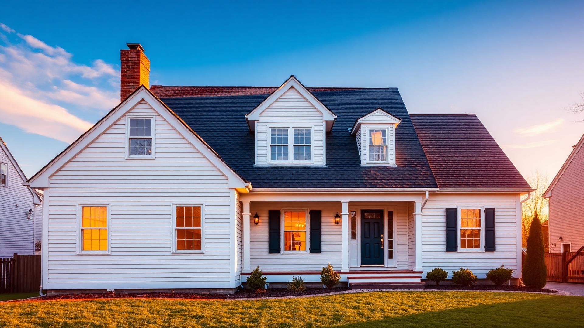 Renovated New England home exterior by Boston Development Construction